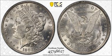 1883-O $1 MS63