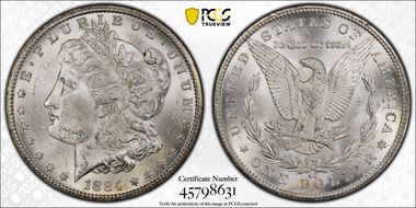 1884-CC $1 MS62