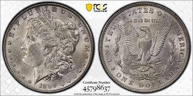 1889 $1 MS62