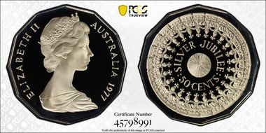 1977 50C Jubilee PR69DCAM