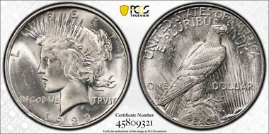 1922-D $1 MS64