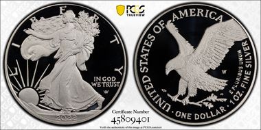 2022-W  $1 Silver Eagle First Strike PR70DCAM