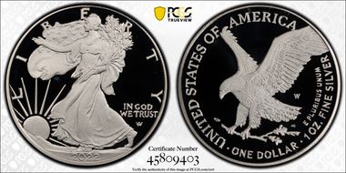 2022-W  $1 Silver Eagle First Strike PR69DCAM