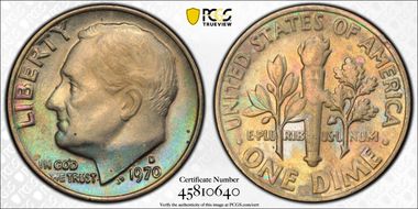 1970-D 10C MS64
