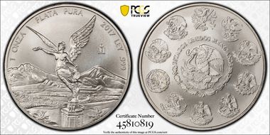 2017-Mo Onza Libertad Ag MS69