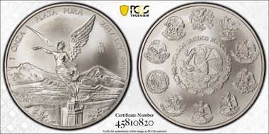 2017-Mo Onza Libertad Ag MS69