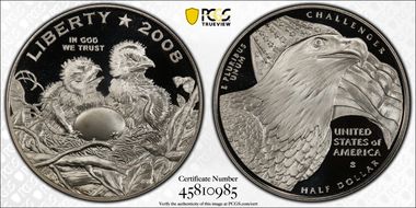 2008-S 50C Bald Eagle PR69DCAM