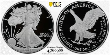 2022-W  $1 Silver Eagle PR70DCAM