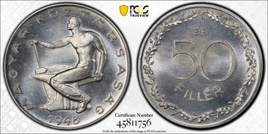 1948-BP 50 Fil Restrike PR66