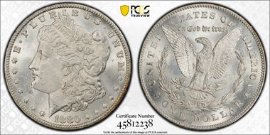1880/79-CC $1 Reverse of 1878 MS63