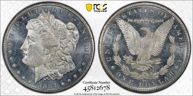 1884-CC $1 MS63DMPL