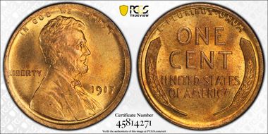 1917 1C MS65RD