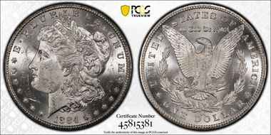 1884-CC $1 MS62
