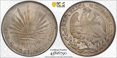 1851-Go PF 8 R Go35 MS62