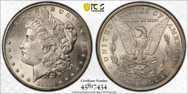 1890-CC $1 MS63