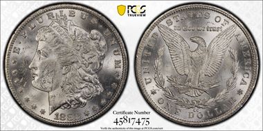 1882-CC $1 MS62