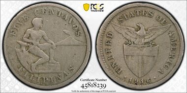 1918-S 5C Allen-4.08b, FS-901 Mule VF20