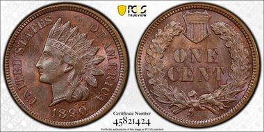 1890 1C MS64BN