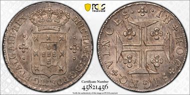 (1828-34) 60 Reis KM-382 MS63