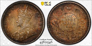 1918(C) Rupee SW-8.41 Prid-214 MS64