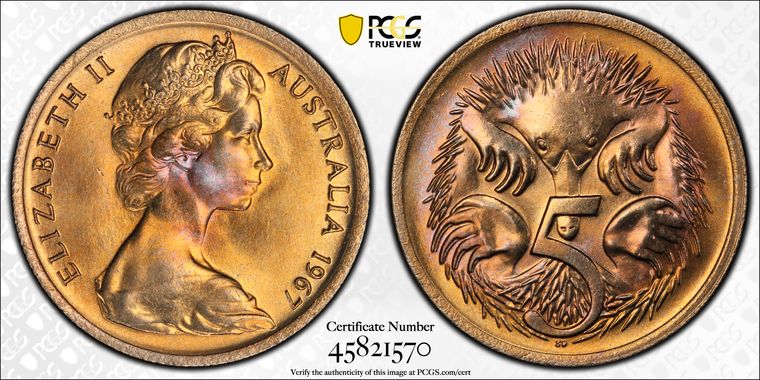 Cert 45821570 - Coin Image