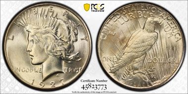 1927 $1 MS64+