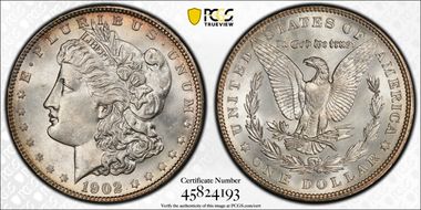 1902 $1 MS66+