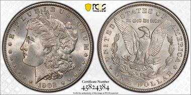 1902 $1 MS66
