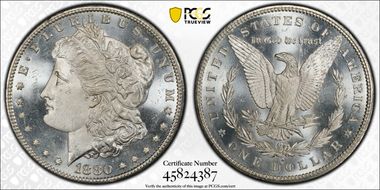 1880-S $1 MS66