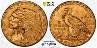 1925-D $2.50 MS65