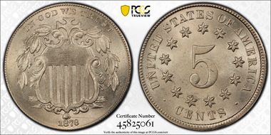 1873 5C Closed 3 MS66