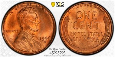 1944-D 1C OMM, FS-512 MS66RD