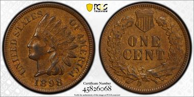 1898 1C AU58BN