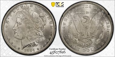 1884-CC $1 GSA Hoard MS63