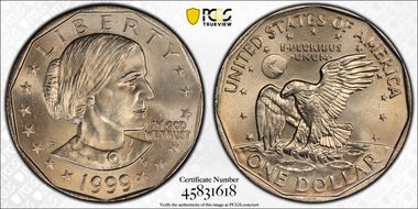 1999-P SBA$1 MS66