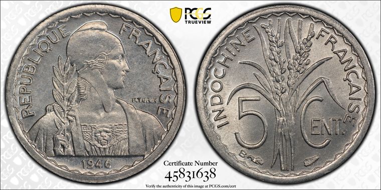 Cert 45831638 - Coin Image