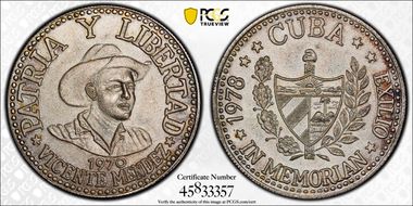 1978 Medal Vicente Mendez MS64