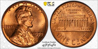 1959-D 1C MS66RD