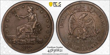 1877-S T$1 VF35