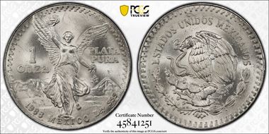 1988-Mo Onza Libertad Ag MS68