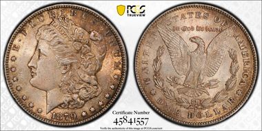 1879-S $1 Reverse of 1878 MS61