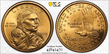 2000-P SAC$1 MS67