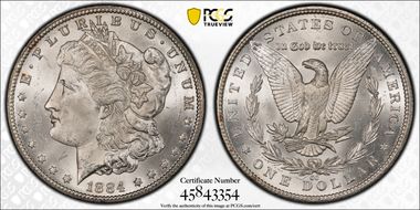 1884-CC $1 MS63