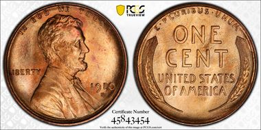 1910-S 1C MS66RD