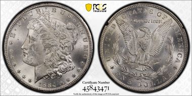 1884-CC $1 GSA Hoard MS62