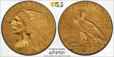 1913 $2.50 MS61