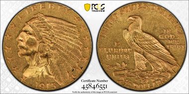 1915 $2.50 MS61