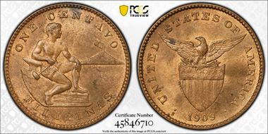 1909-S 1C Allen-2.07a DDO MS63RB