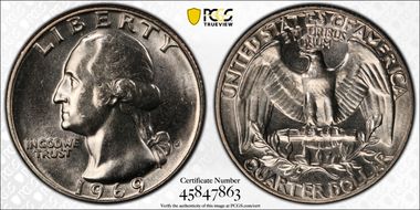 1969-D 25C MS64