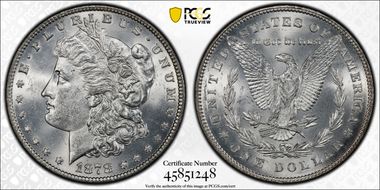 1878 7TF $1 Reverse of 1878 N1